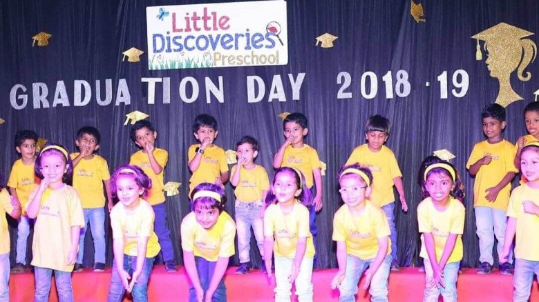 Graduation Day of Kindergarten children - Little Discoveries